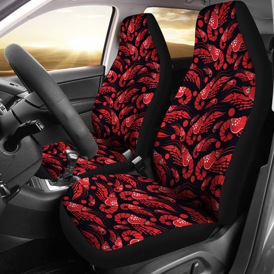 Shrimp Print Design LKS303 Car Seat Covers