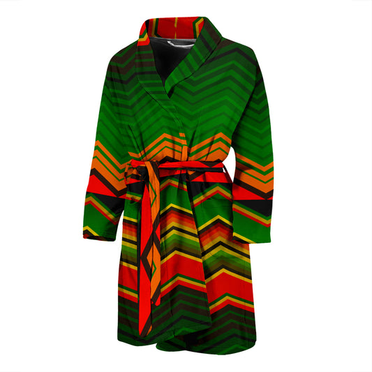 Serape Print Design LKS306 Men Bathrobe
