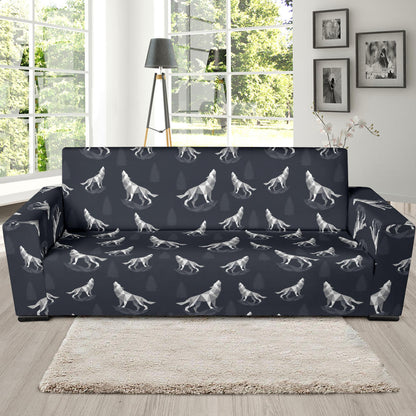 Wolf Print Design LKS303 Sofa Slipcover
