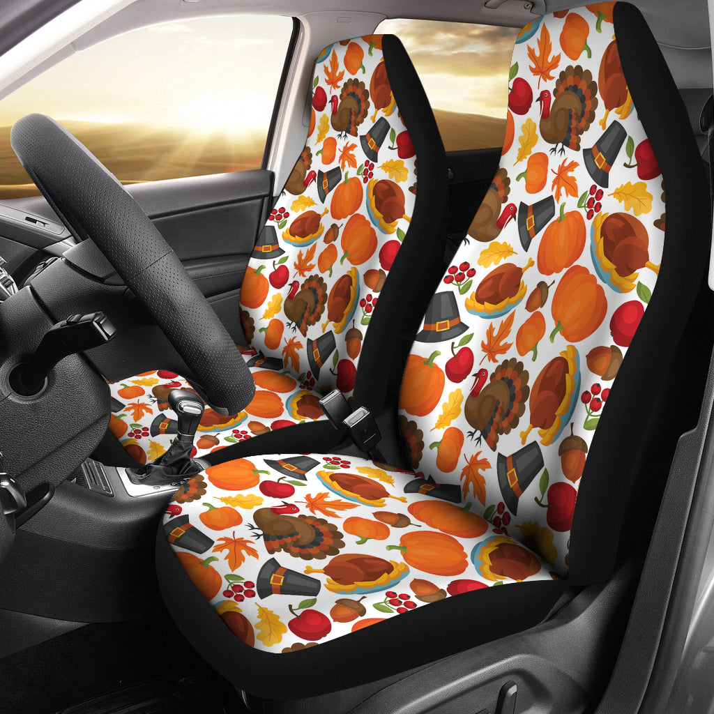 Thanksgiving Print Design LKS304 Car Seat Covers
