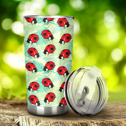 Ladybug Cute Print Pattern Tumbler