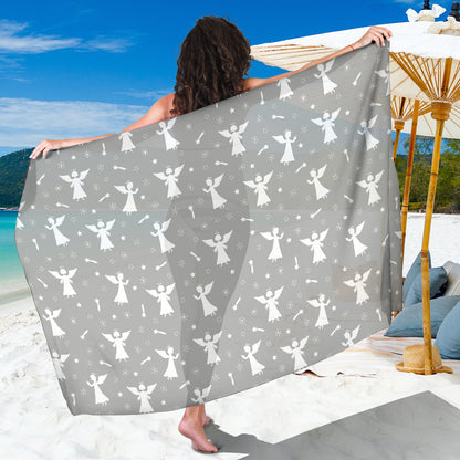 Angel Pattern Print Design 03 Sarong Pareo Wrap