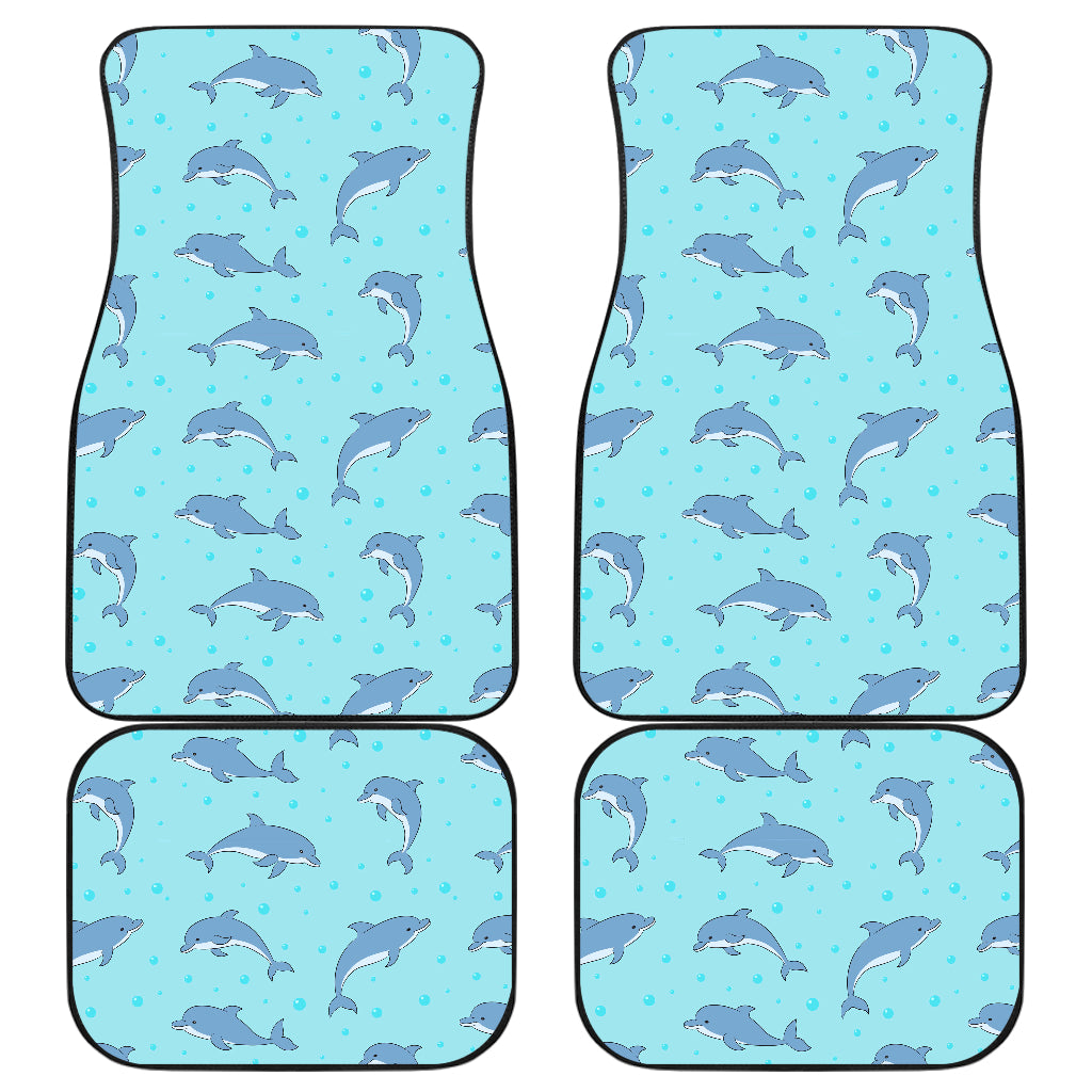 Dolphin Baby Cute Print Pattern Car Floor Mats Front Back