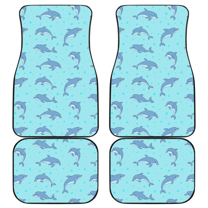 Dolphin Baby Cute Print Pattern Car Floor Mats Front Back