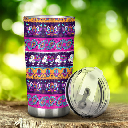 Boho Indian Style Pattern Tumbler