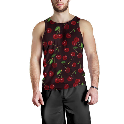 Cherry Fresh Pattern Men Tank Top
