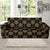 Aztec Wolf Pattern Print Design 04 Sofa Slipcover