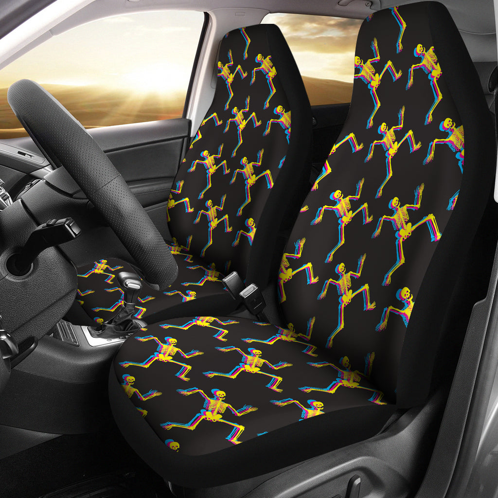 Skeleton Skeleton 3D Print Design LKS301 Car Seat Covers