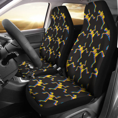 Skeleton Skeleton 3D Print Design LKS301 Car Seat Covers