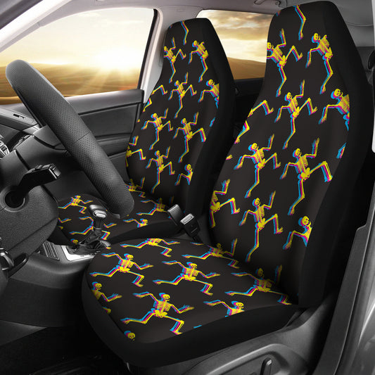 Skeleton Skeleton 3D Print Design LKS301 Car Seat Covers