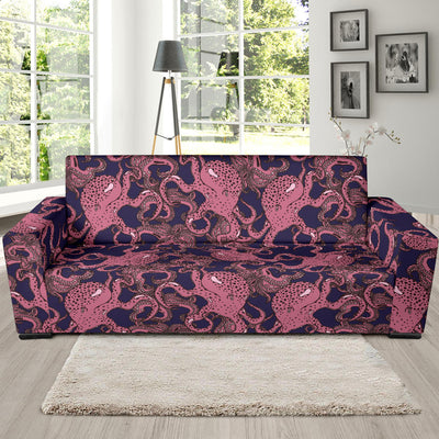 Octopus Pattern Print Design A03 Sofa Slipcover