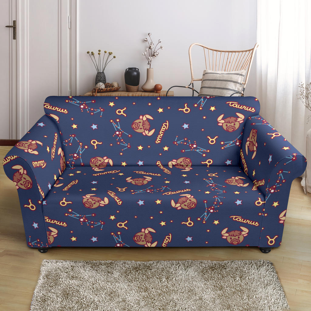 Taurus Print Design LKS304 Loveseat Couch Slipcover