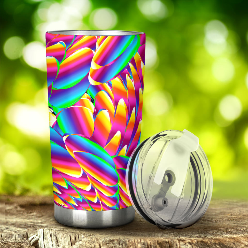 Psychedelic Trippy Pattern Tumbler