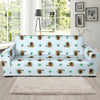 Platypus Pattern Print Design A04 Sofa Slipcover