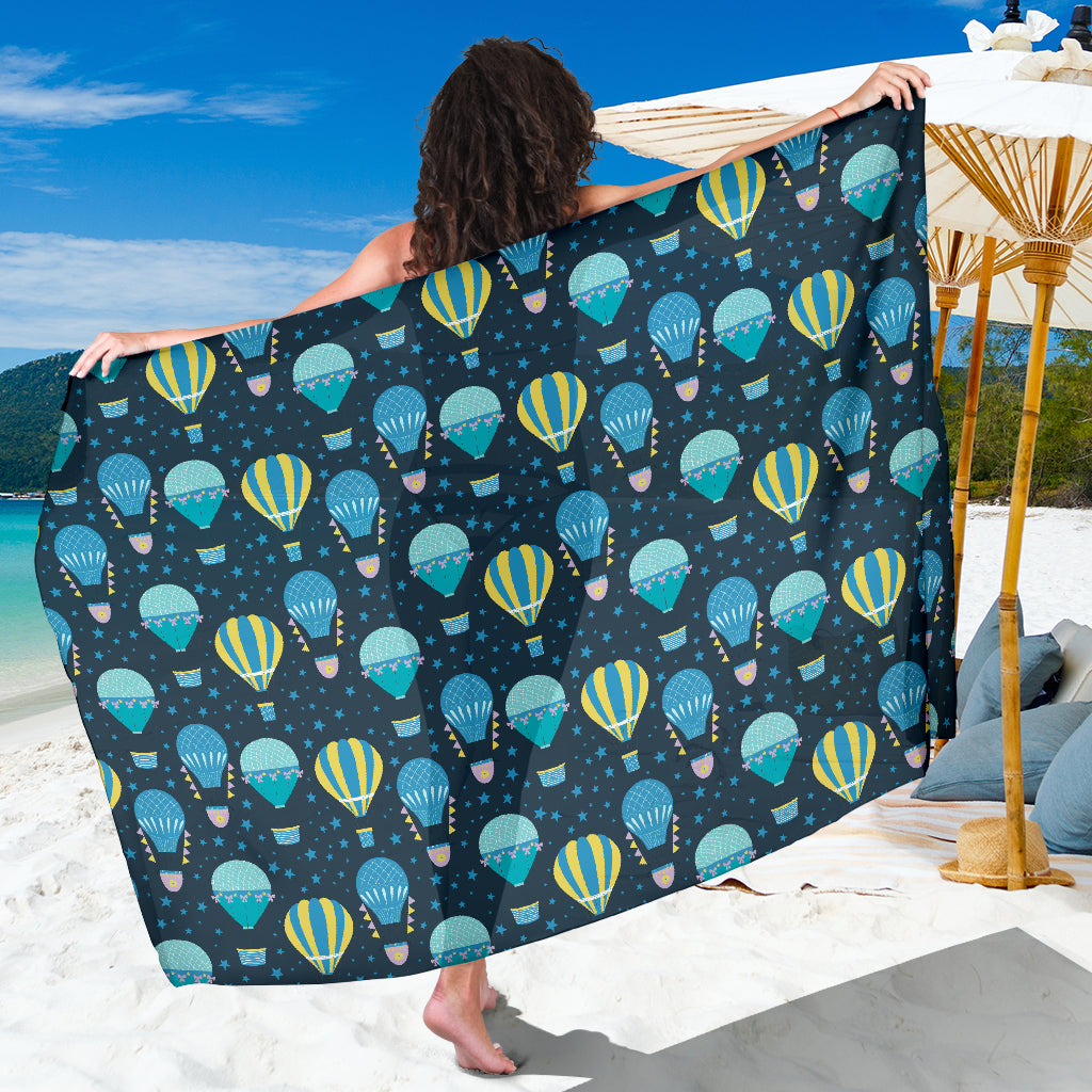 Ballon Pattern Print Design 06 Sarong Pareo Wrap