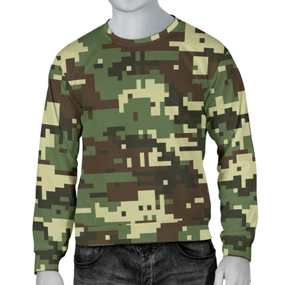 ACU Digital Army Camouflage Men Long Sleeve Sweatshirt