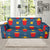 Beer Pong Pattern Print Design 02 Sofa Slipcover