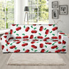 Cherry Pattern Print Design 01 Sofa Slipcover