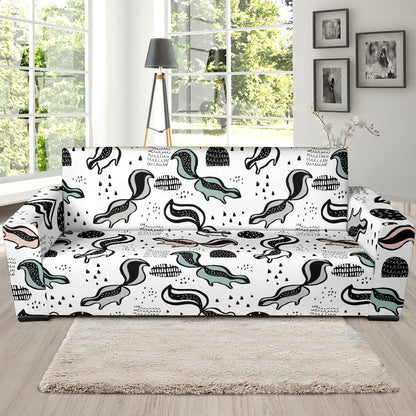 Skunk Print Design LKS303 Sofa Slipcover