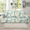 Lily Pattern Print Design 02 Sofa Slipcover