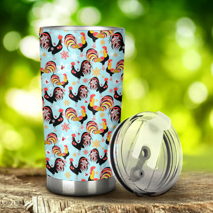 Rooster Themed Design Tumbler