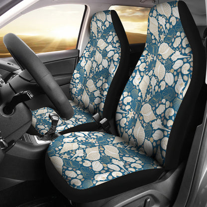 Seashell Print Design LKS308 Car Seat Covers