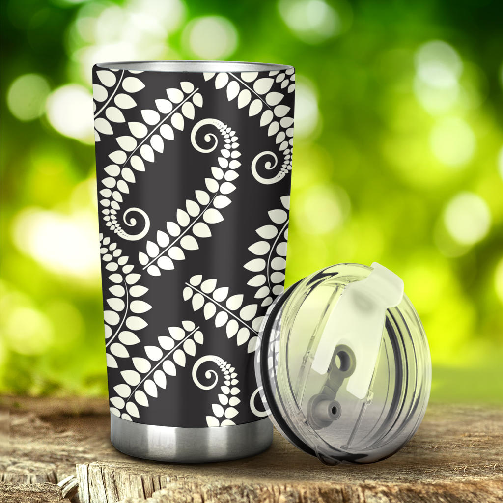 Fern Leave Print Pattern Tumbler