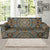 Mandala Pattern Print Design 05 Sofa Slipcover