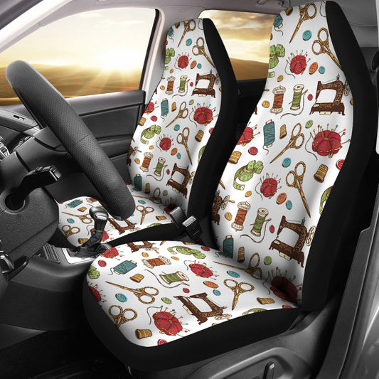 Sewing Equipment Print Design LKS304 Car Seat Covers