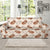 Pomeranians Pattern Print Design A01 Sofa Slipcover