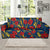 Pansy Pattern Print Design A01 Sofa Slipcover