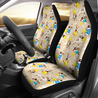 Russell Terriers Cute Print Design LKS304 Car Seat Covers