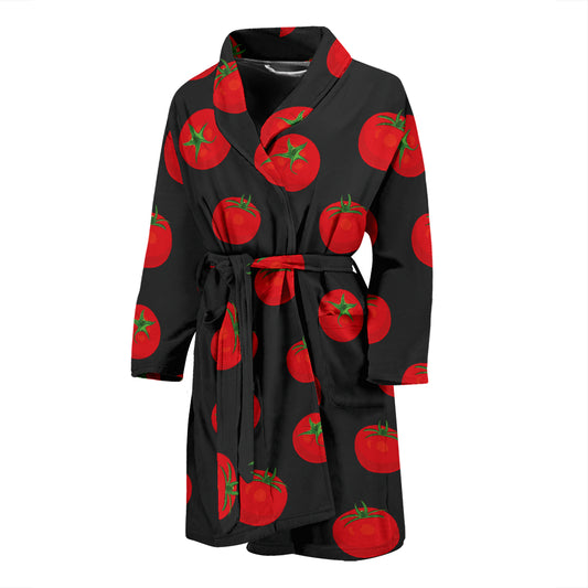 Tomato Print Design LKS305 Men Bathrobe