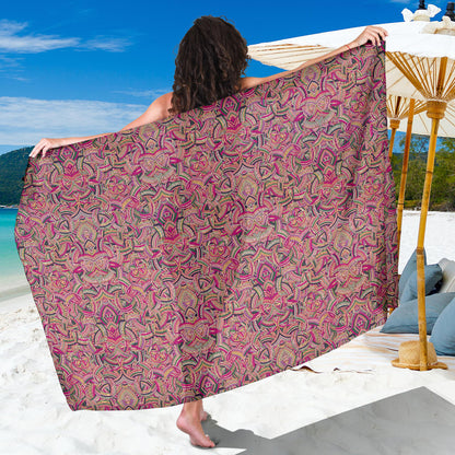 Celtic Pattern Print Design 04 Sarong Pareo Wrap