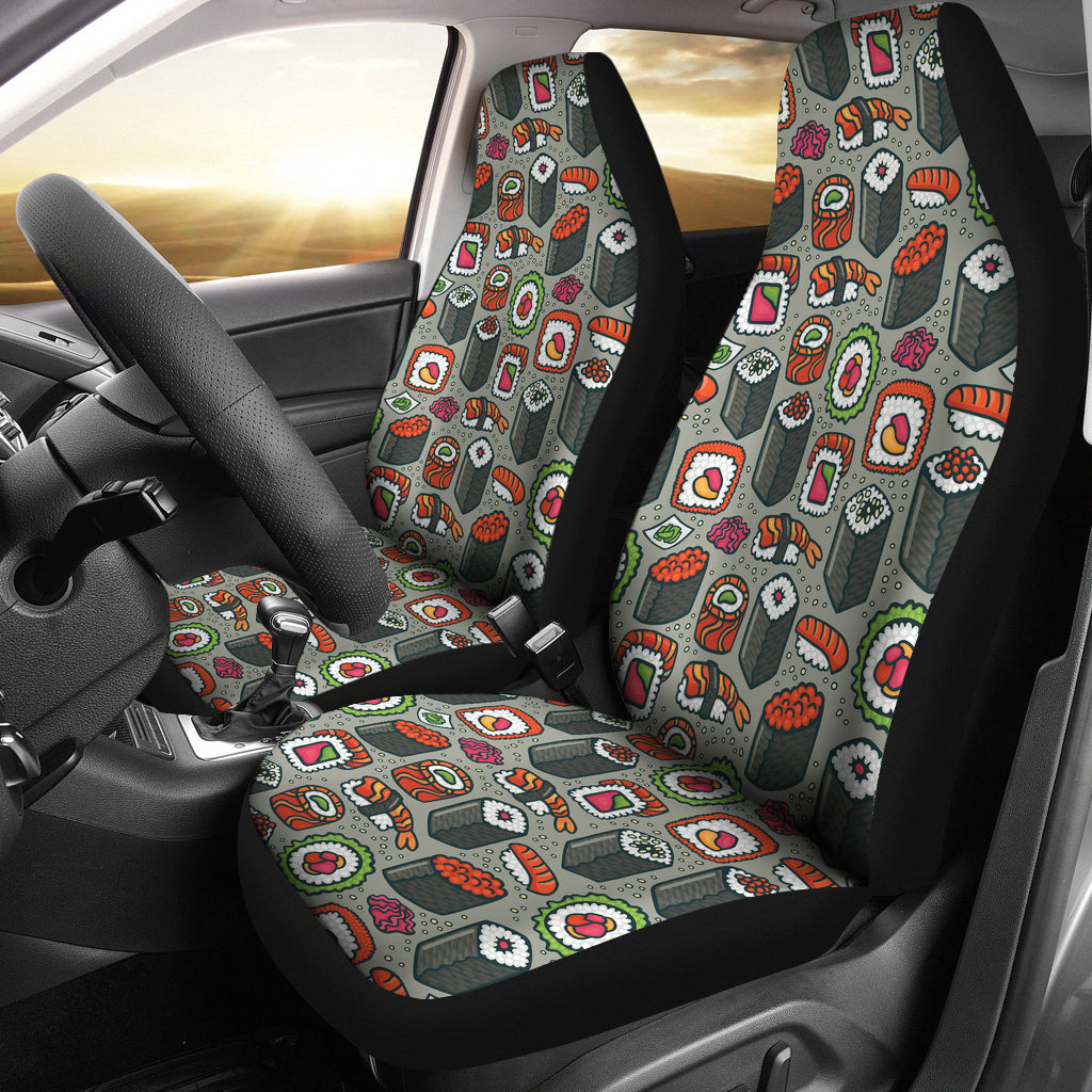 Sushi Print Design LKS301 Car Seat Covers