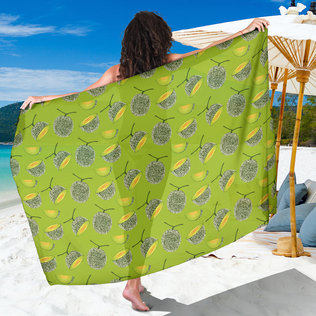 Cantaloupe Pattern Print Design 03 Sarong Pareo Wrap
