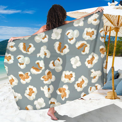 Popcorn Pattern Print Design A05 Sarong Pareo Wrap