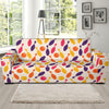 Bowling Pattern Print Design 06 Sofa Slipcover