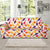 Bowling Pattern Print Design 06 Sofa Slipcover