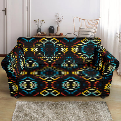 Tribal Pattern Print Design LKS309 Loveseat Couch Slipcover