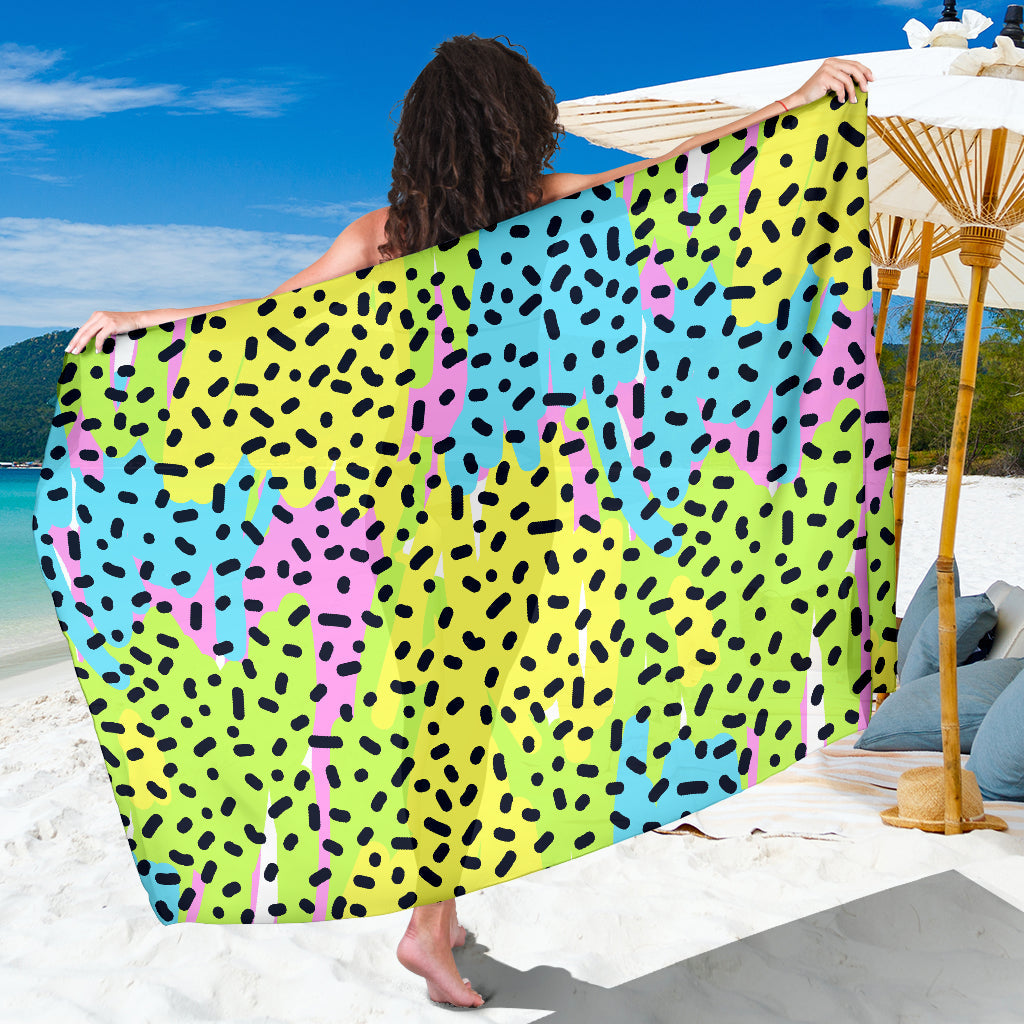 90s Pattern Print Design 2 Sarong Pareo Wrap
