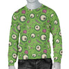 Zombie Eyes Design Pattern Print Men Long Sleeve Sweatshirt
