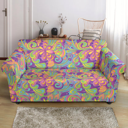 Trippy Print Design LKS306 Loveseat Couch Slipcover