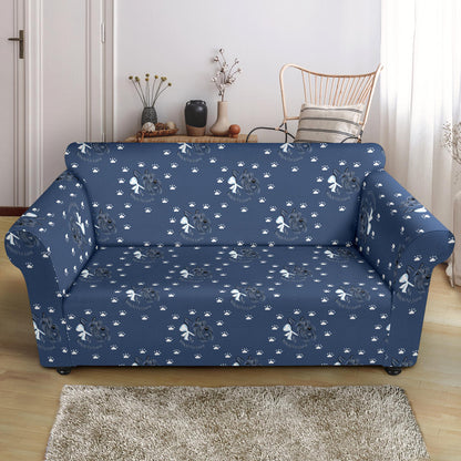 Scottish Terriers Print Design LKS307 Loveseat Couch Slipcover