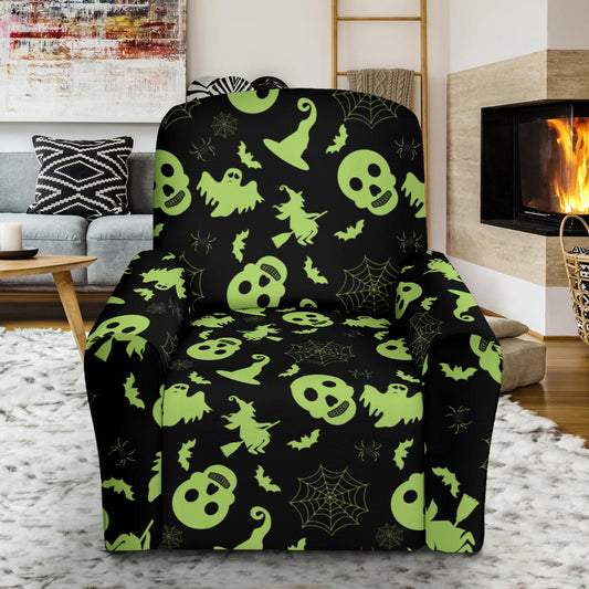 Witch Halloween Print Design LKS306 Recliner Slipcover with Pocket