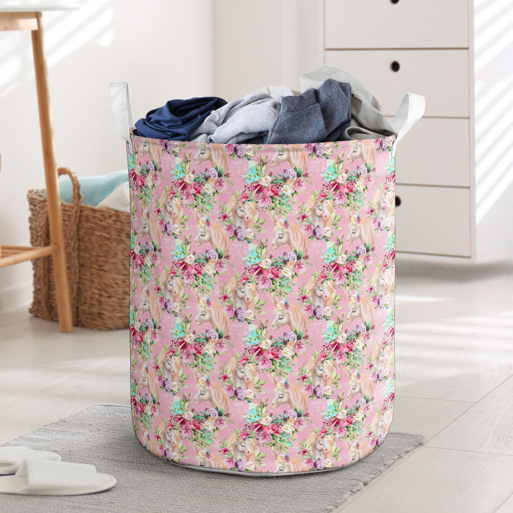 Unicorn Princess with Rose Laundry Basket