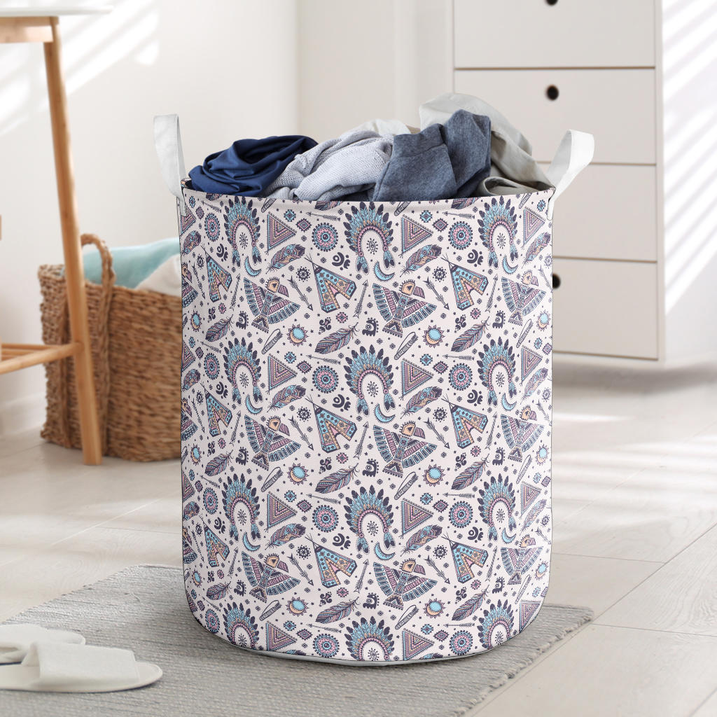 Eagles Native American Indian Symbol Laundry Basket