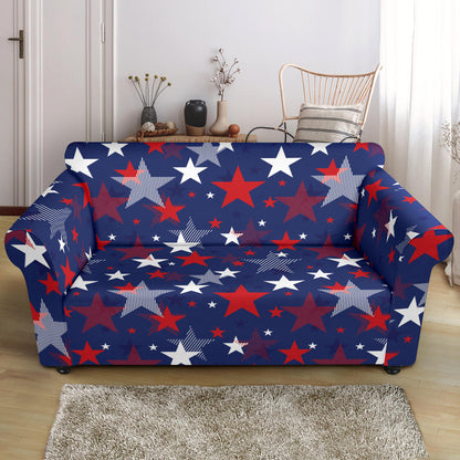 Star Print Design LKS304 Loveseat Couch Slipcover
