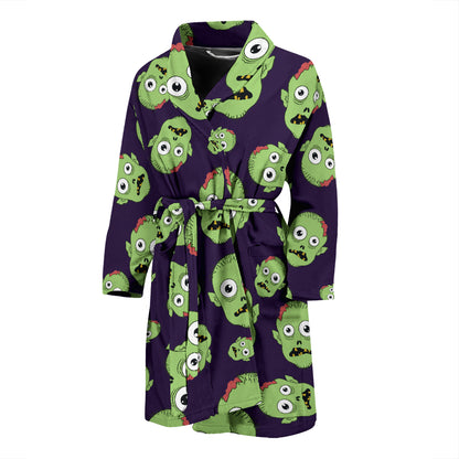 Zombie Print Design LKS303 Men Bathrobe