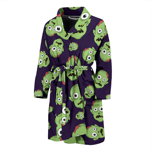 Zombie Print Design LKS303 Men Bathrobe